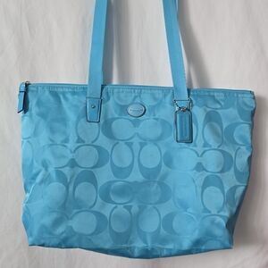 Coach Getaway Signature Nylon Packable Weekender Travel Bag w Original Insert